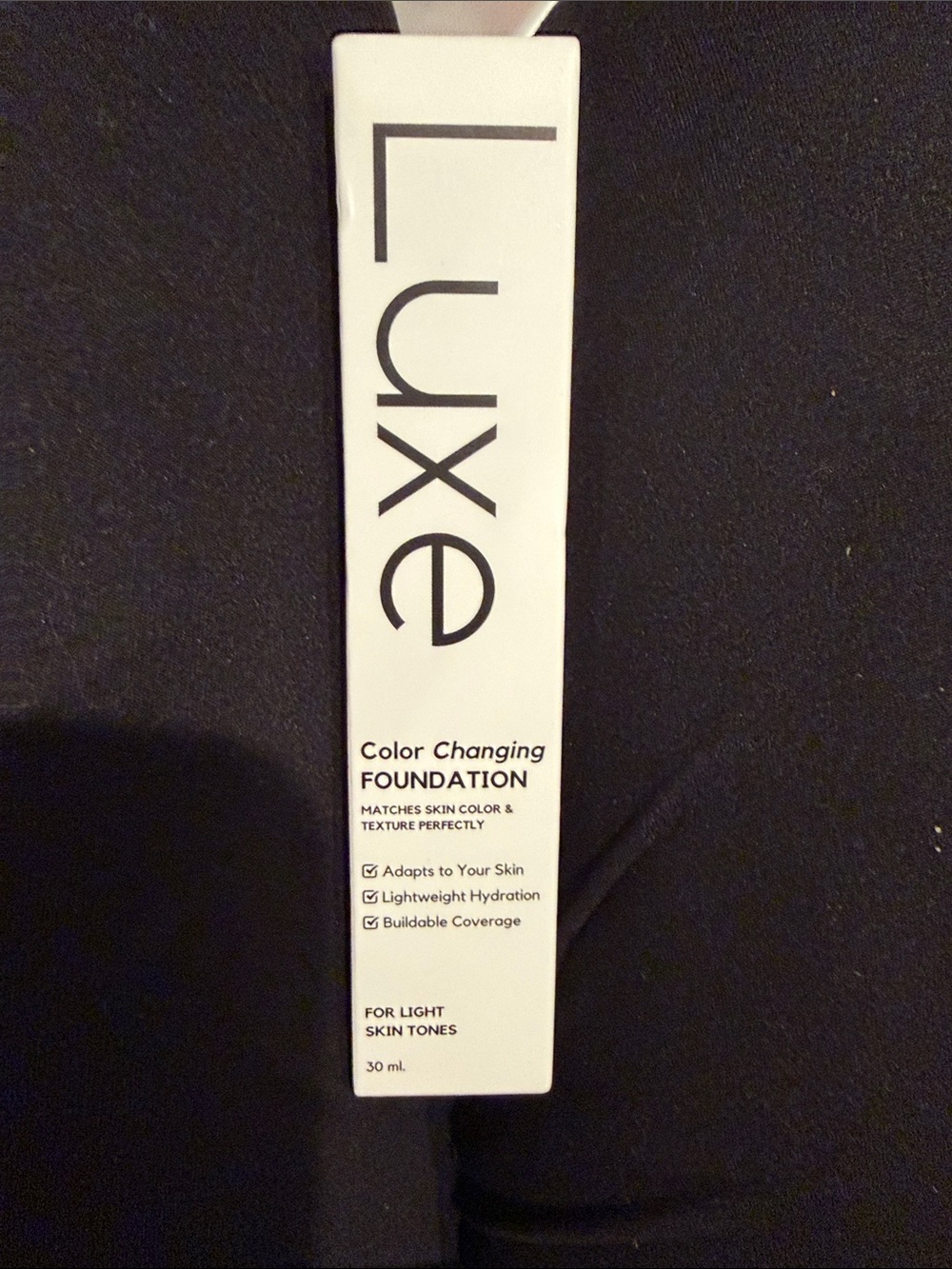 Luxe Color Changing Foundation 3 piece set - Light, Medium & the brush.